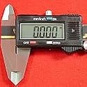 Anytime Tools 6 Inch / 150 mm Large Display Digital Electronic Caliper Stainless Steel w/ Data Interface and Case SAE / Metric