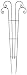 Kitchen & Housewares : MIDWEST AIR TECH #861145A 48" BLK STL Trellis