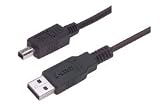 Premium USB Type A - Mini B 4 Position Cable, 1.0m