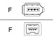 IEEE 1394 cable - 6 PIN FireWire (F) - 4 PIN FireWire (F) - 1.8 m