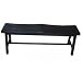 International Concepts BE46-27 Saddle Seat Bench Black