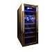 Kitchen & Housewares : AW-211ED NewAir Stainless Steel 21 Bottle Thermoelectric Dual Zone Wine Cooler With Security Lock
