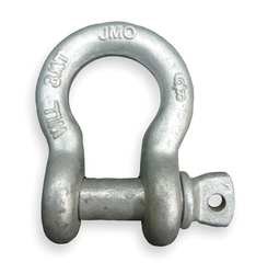Industrial Grade 2XY26 Anchor Shackle, 9500 Lb Cap, 3/4 Size