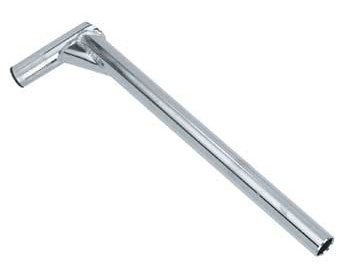 Bike | Bicycle Seat Post t Type Steel 222mm Chrome