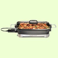 Electric Skillet with Lid