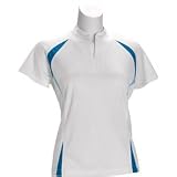 EP Pro Tour-Tech Textured Zip Mandarin Collar Polo with Contrast Blocking
