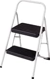 Cosco 11-135CLGG4 Folding Step Stool, 2-Step, Cool Gray