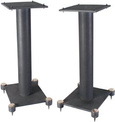 Dayton SSHM-24 24 High Mass Metal Speaker Stand Pair