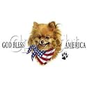 America-Pomeranian Adult T-Shirt