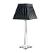 Laura Ashley Lighting SFQ012-BTR101 Bistro Table Lamp, Silver and