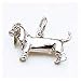 Dog Basset Hound Charm