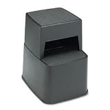 Review Rubbermaid  / RUB25241 Rolling Step Stool, Tall, Rectangular Design, 13-1/2w x 16-1/2d x 18h, Black
