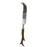 Decorative Cheese Knife With Resin Horn Shaped Handle Set 2 by 