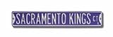 Steel Street Sign: SACRAMENTO KINGS CT