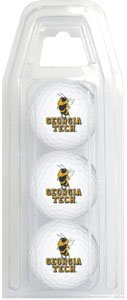 Georgia Tech Yellow Jackets Of) Ncaa 15 Golf Ball Pack