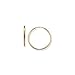14k Yellow Gold Small (S) Size 1/2"(12mm) Baby Children Mens Endless Hoop Earrings, HypoAllergenic