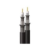 500FT DUAL RG6/U QUAD SHIELD IN-WALL COAXIAL CABLE