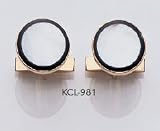14K Gold Onyx and Mother-of-Pearl Cuff Links