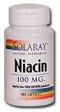 SOLARAY NIACIN 100 MG - 100 CAPSULES