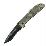 Smith & Wesson SPECTCB Special Tactical Tanto Knife, Black and Camo