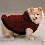 Teacup Cable Knit Poncho Dog Coat