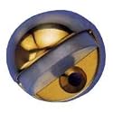 Mintcraft HR2007PB Floor Door Stop High Rise - Polished Brass