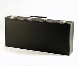 Black Leatherette Mahjong