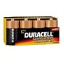 Duracell Batteries In Reclosable Storage Pack, Size C (8 Batteries)