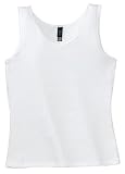 Hanes Silver for Her - Ladies Wide-Strap Tank Top White-S