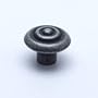 Knob w/Rings 1-1/4 In Weathered Iron