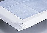 [Item]: 21 x 30 White [Additional Info]: Disposable Linens Guard Against Cross-Contamination. These disposable pillow covers guard against stains and spills, and aid in infection control. Made of tissue on the outside and polyethylene underneath for maximum absorbency and strength.