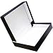 Adorama Archival 9" x 12" Clamshell Print Storage Box, Color: Black, 9 1/2" x 12 1/2" x 2"
