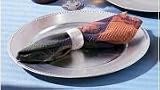 Lot Of 8 Silver Beaded Rim Leaf Charger Plates 13
