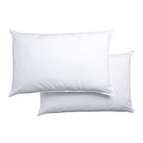 Polycotton Hollowfibre Non-Allergenic Pillows, 2 Pack