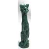 Green Cat Hoodoo Spell Candle (Money Drawing)