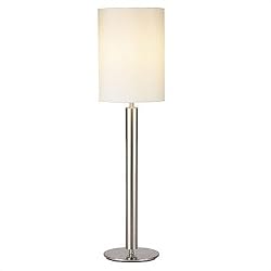 Adesso Hollywood Floor Lamp, Satin Steel