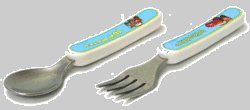 DISNEY CARS EASY GRASP FLATWARE SET 2 PIECE