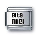 Body Candy Italian Charms Laser BITE ME!