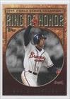 2008 Topps Update Ring of Honor World Series Champions #DJ - David Justice