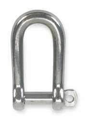 Dayton 2MWR8 Screw Pin Shackle, Body, 1500 Lb, 5/16 In