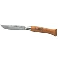Opinel Couteau non verrouillable � lame en inox et manche en h�tre 6 cm