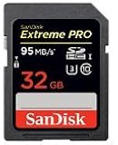 SanDisk Extreme PRO 32GB UHS-I/U3 SDHC Flash Memory Card with up to 95MB/s- SDSDXPA-032G-AFFP