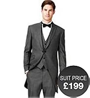 Autograph 1 Button Morning Suit with Wool