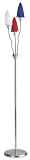 Red, White and Blue Three Light Cone Floor Lamp