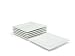 Kitchen & Housewares : Ten Strawberry Street Whittier White Square Salad Plate Set of 6