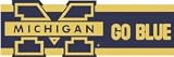 Michigan Wolverines NCAA Licensed Die-Cut Border