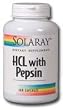 HCl with Pepsin By Solaray - 180 Capsules