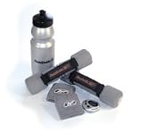 Reebok Walking Pack - Incl Dumbells, Water Bottle, Pedometer & Sweatbands