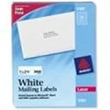 Avery 5160 White Laser Mailing Labels (3000 Labels) 1 X 2 5/8