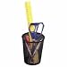 Rolodex Nestable Jumbo Wire Mesh Pencil Cup, 4.375 Diameter x 5.125 Height, Black (62557)